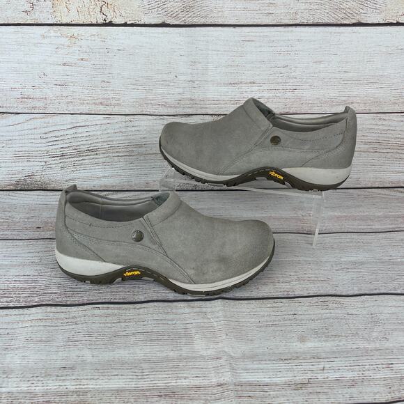 Dansko Patti Womens Sz EU 37 US 6.5-7 Mules Clogs Gray Tan - Picture 1 of 9